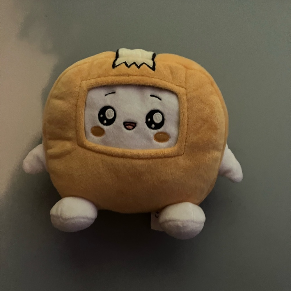 Adorable Tan and White Stuffed Animal
